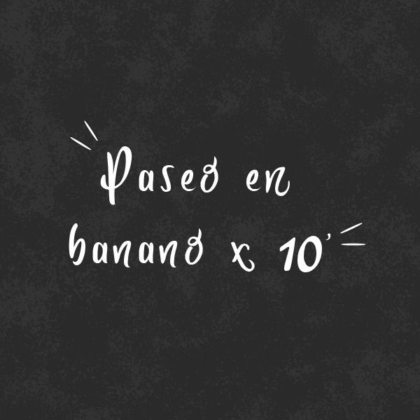 PASEO EN BANANO POR 10MIN